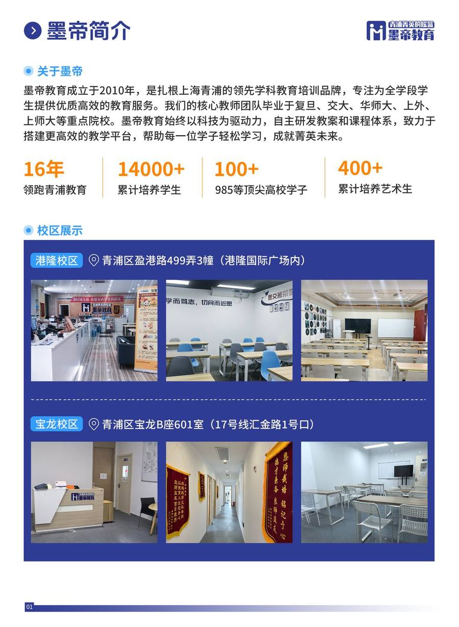 墨帝简介与校区展示